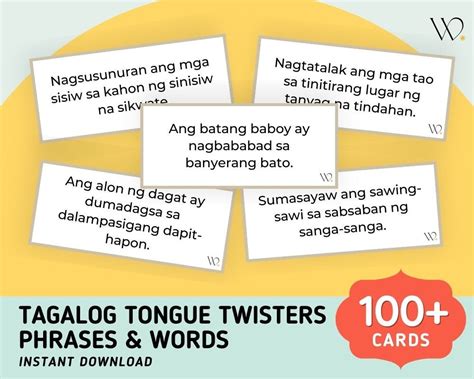 tongue twisters tagalog